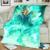 Comfortable Warm Flannel Blanket Dragon Ball! for Bedrooms, Sofas, Beds, Chairs, Picnics, Travel