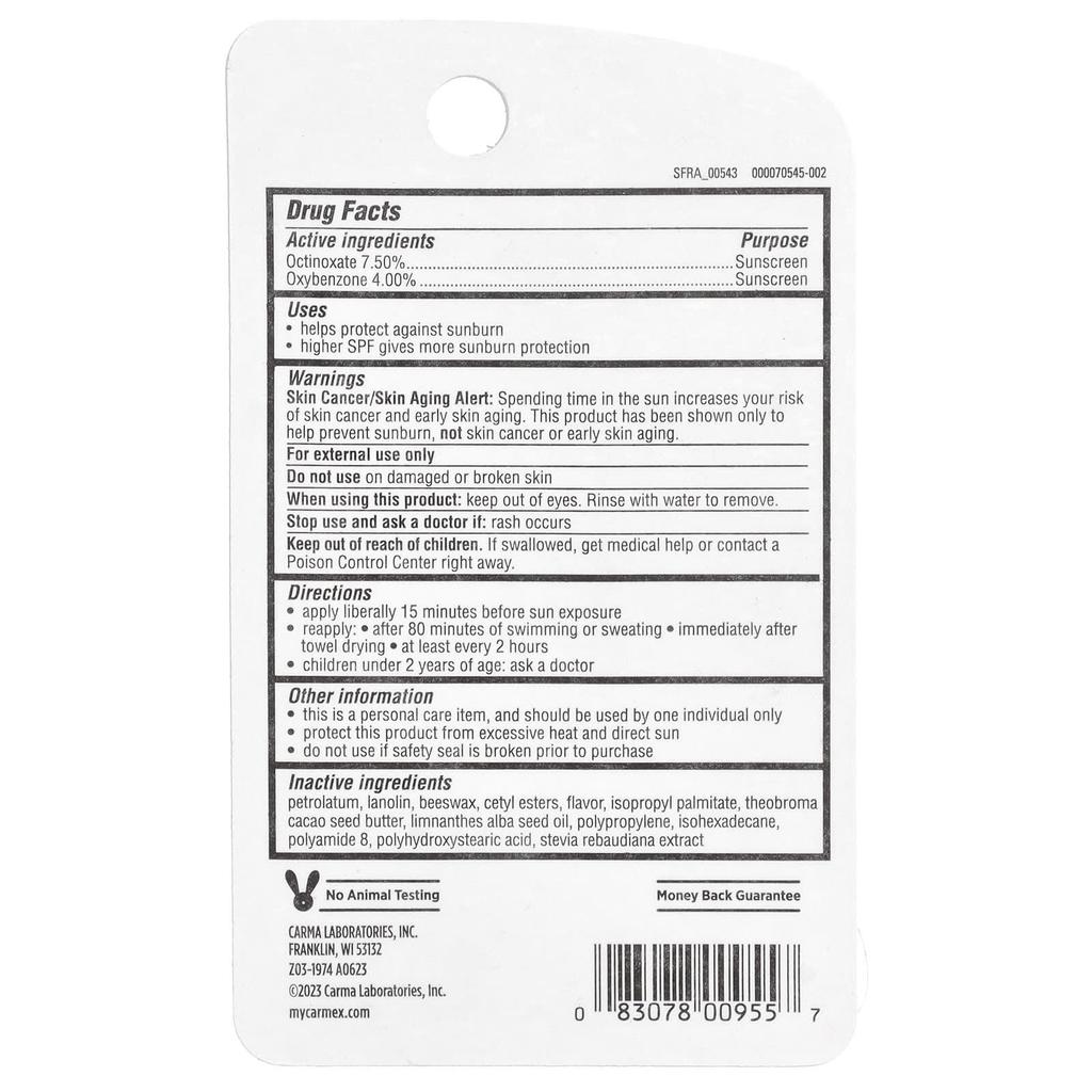 Daily Care®, Moisturizing Lip Balm, Fresh Cherry, Spf 15, 10G(0.35Oz)