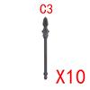 MOC Building Blocks Weapon Toy Accessories Medieval Soldier Knight Figure Ten Spear Crossbow Axe Sword Mini Brick Gift S001 DIY