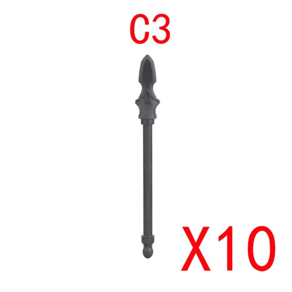 MOC Building Blocks Weapon Toy Accessories Medieval Soldier Knight Figure Ten Spear Crossbow Axe Sword Mini Brick Gift S001 DIY