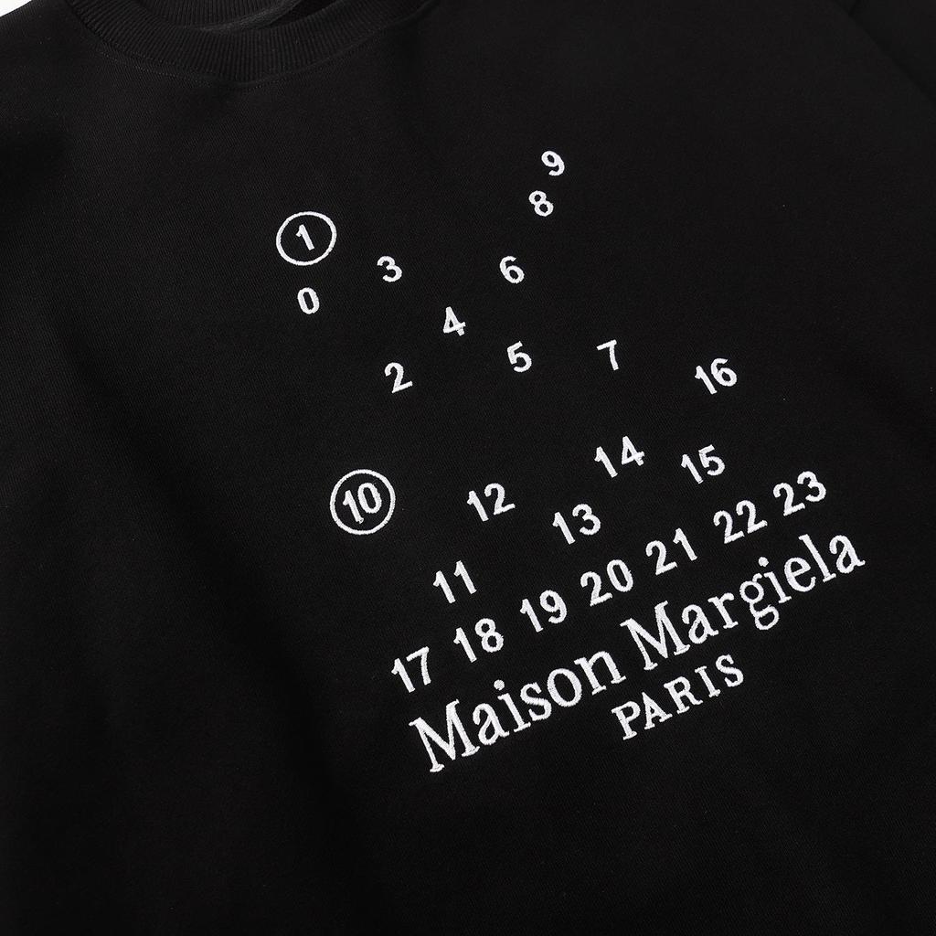 Men's Embroidered Letter Long Sleeve Sweatshirt
