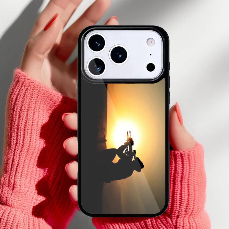 hunting Deer Sunset Phone Case for iPhone 17 16 15 14 13 Pro Max Back Cover for 12 11 Pro Coque