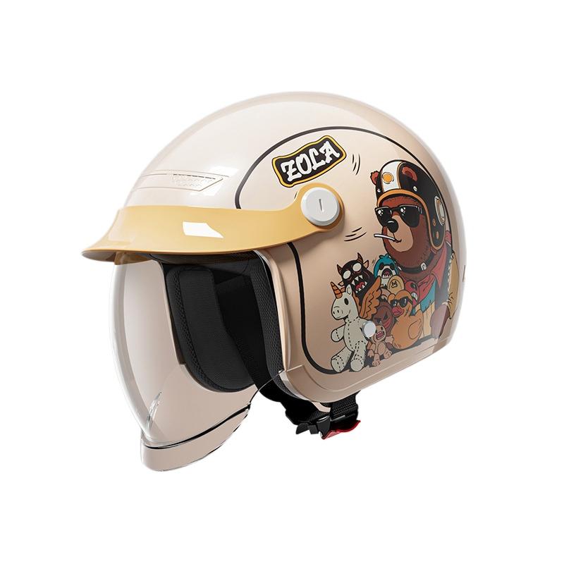 Helmet Four Seasons Universal Electric Vehicle Women s Winter Warm Windproof Unisex Riding one size