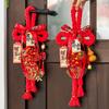 Traditional Handcrafted New Year Decoration Lucky Charm Hanging Design Swastika Knot Pendant DIY Spring Festival Decorations