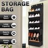11Pocket Hanging Shoe Rack Oxford Cloth Over The Door Shoe Organizer Large Capacity Wall Shoe Storage for Closet Pantry Bathroom