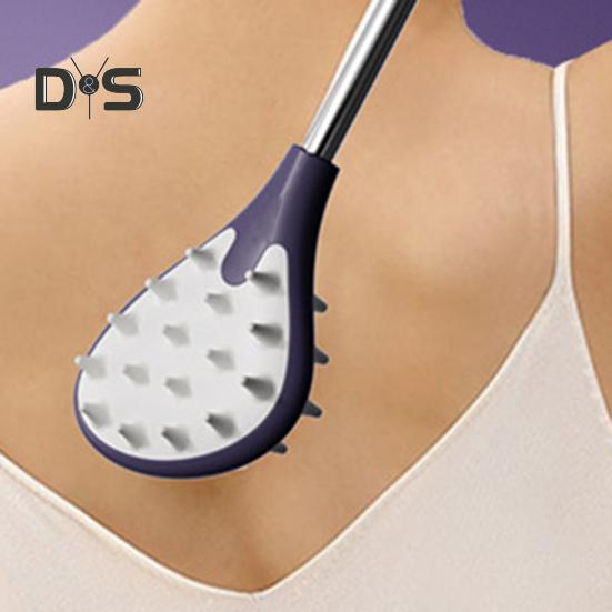 Portable Telescopic Back Scratcher Itchy Scratch Tool for Deep Tissue Massage Acupoint Massager with Magnetic Balls