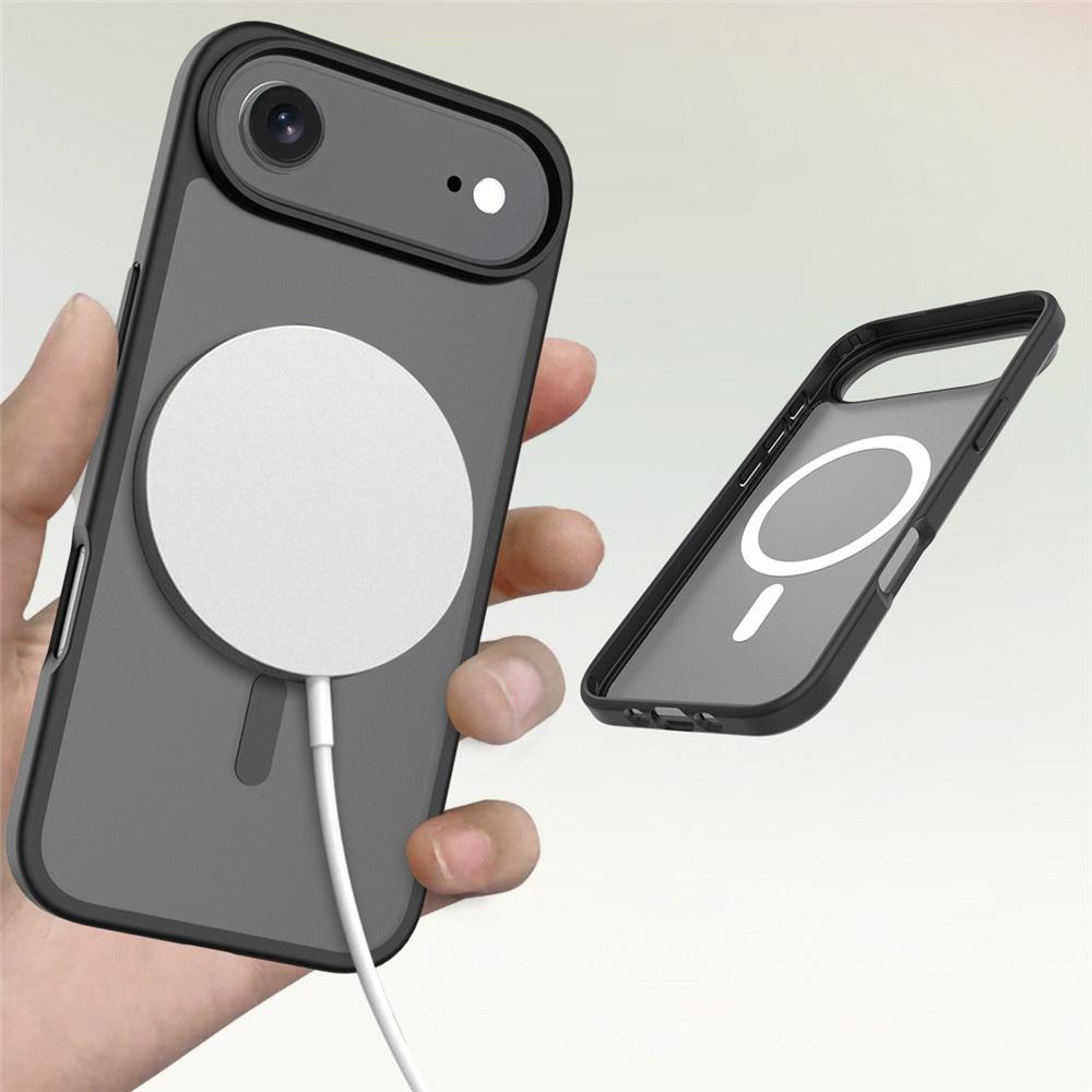iPhone Air Case Set, Matte Case, for MagSafe, Matte Black + Screen Protector
