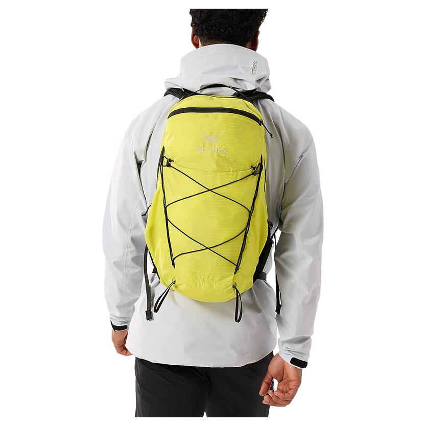 Arcteryx 18L Mountaineering Bag Backpack Outdoor Bag Nylon Mesh Yellow Unisex X000007822-Euphoria