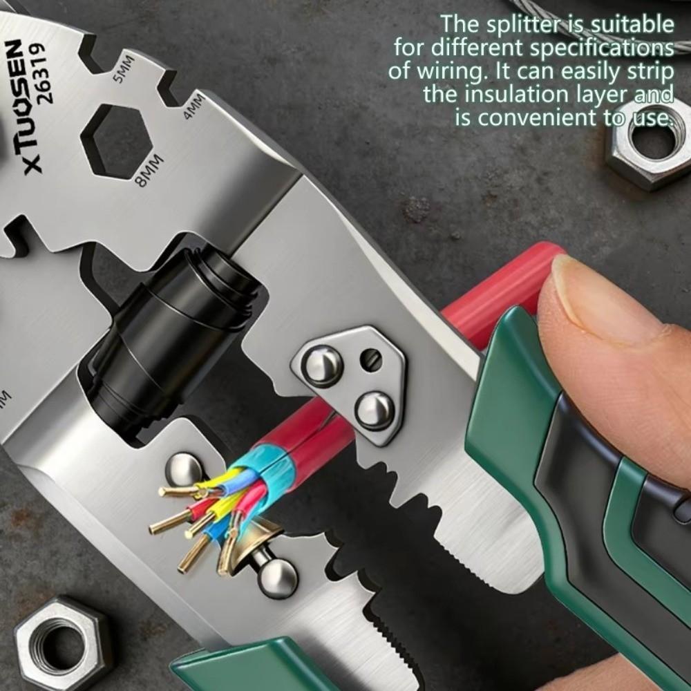 Rubber Grip Wire Stripper Pliers Multifunctional Cable Stripper Pliers Cable Repair