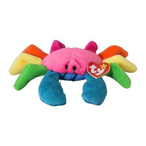Ty Beanie Babies Scuttle The Rainbow Crab