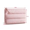 Fashion Puffy Cosmetic Pouch Zipper Closure Padded Small Makeup Bag Portable Ultralight Travel Storage Bag