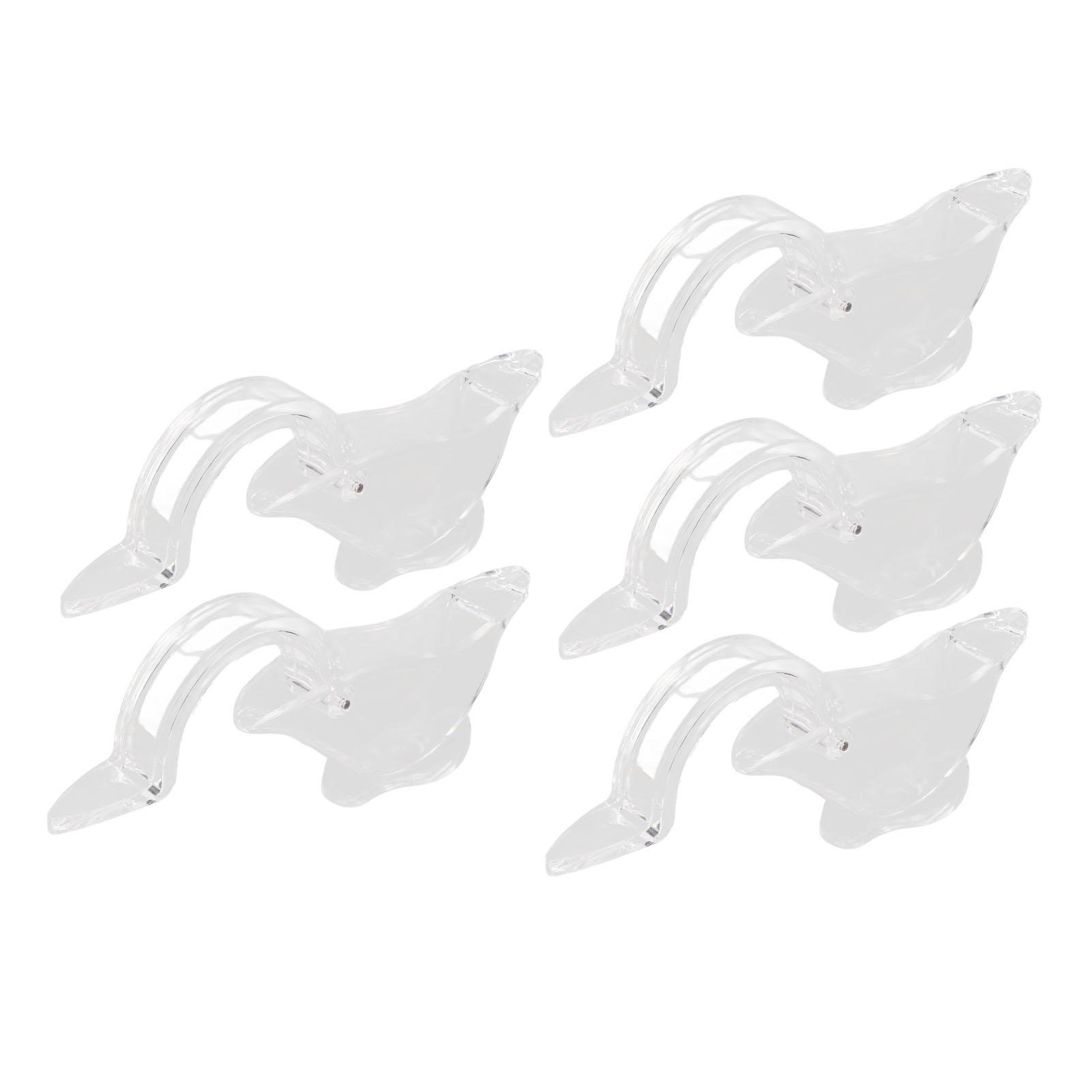 

5 Pcs Manual Lemon Juicer Lovely Shape Portable Transparent Fruit Juicer for Household Restaurant