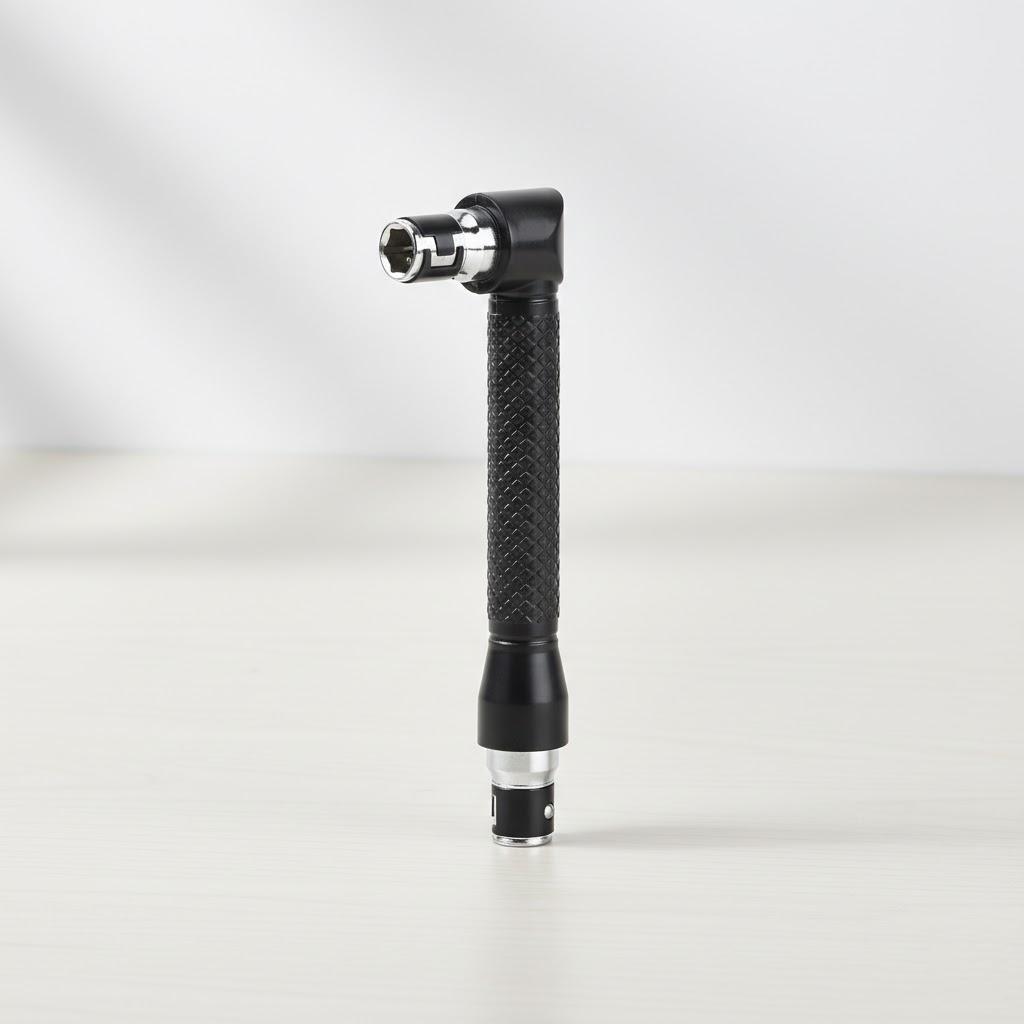 

Adjustable LShape 1/4inch Hex Double Head Socket Wrench Durable Mechanics Hand Tool for Screwdriver Bits Repair 1PC чорний