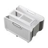 Multi Purpose Rectangular Handy Basket with Wheel for Office Bedroom Fishing Double barrel