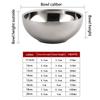 New Stainless Steel Threaded Rice Bowl Dough Round Soup Double Layer Insulated Ramen Bowls Home Tableware Kitchen Accessories