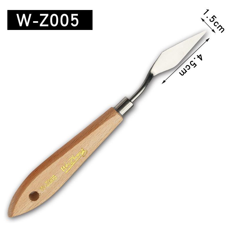 Stainless Steel Art Scraper Knife for Oil Painting and Gouache Pigment