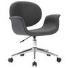 Dining Room Chair Swivel Grey Fabric