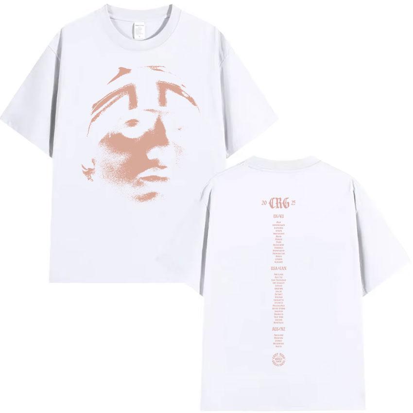 T-shirt Rapper Central Cee CanT RUSH GREATNESS Tour Merch Album Unisex Indossabile Estate 2025 Cotone Puro 100% T-shirt Stampata
