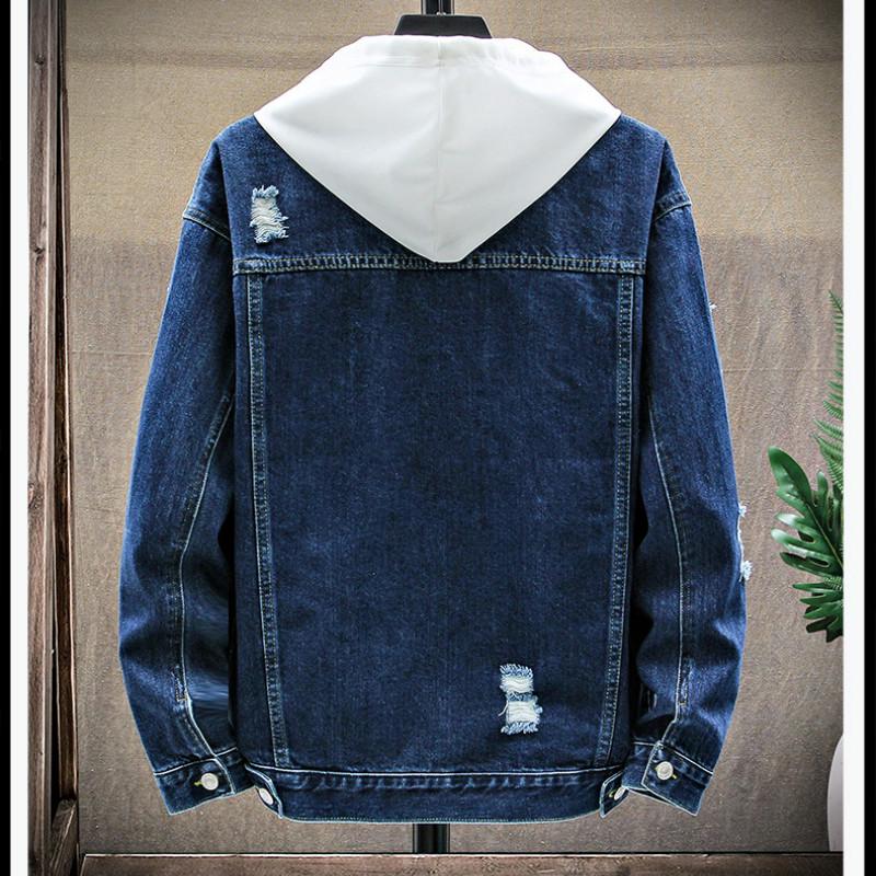 Vintage Denim Jacket Coat Streetwear 