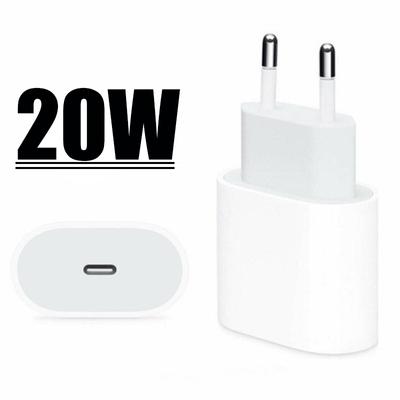 20W USB-C nabíjačka napájacieho adaptéra Adaptér rýchlej nabíjačky so zástrčkou EÚ pre iPhone 8 plus X XS 11 12 mini pro max