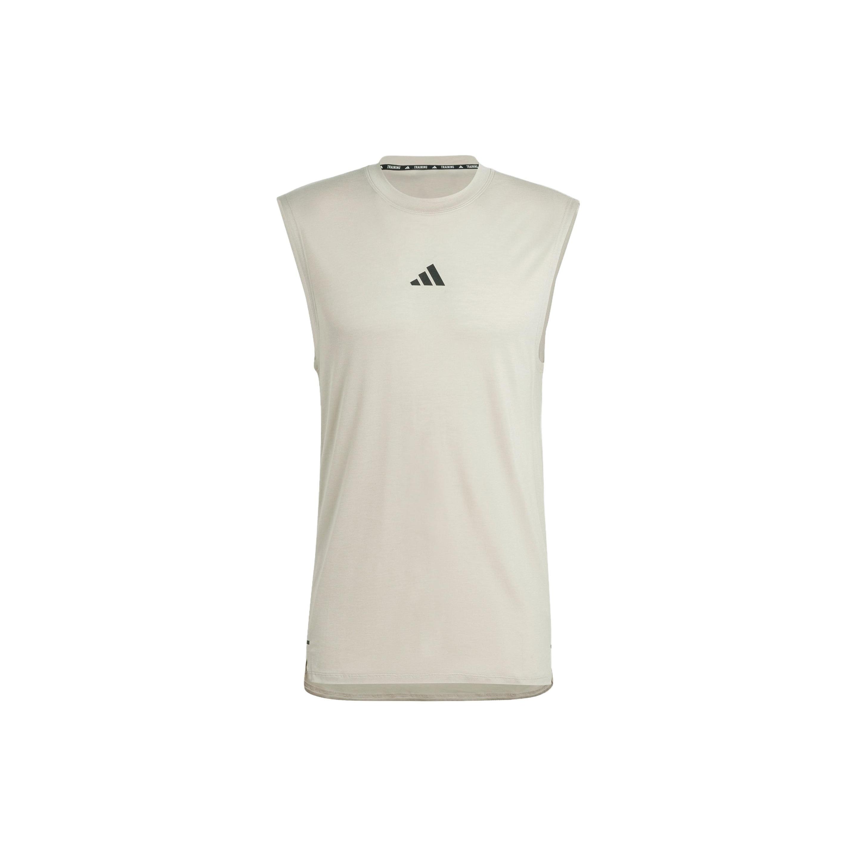 adidas Power Workout Tank Top Beige Men s IQ1821 L