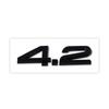 2.4 3.6 4.2 Car Logo Sticker Rear Bumper Trunk Sticker Center Cover For 6hb Sline A1 A2 TT A4 Q1 B5 Q3 Q4 B7 Q8 S2 RS S4 S5 S6 bh6