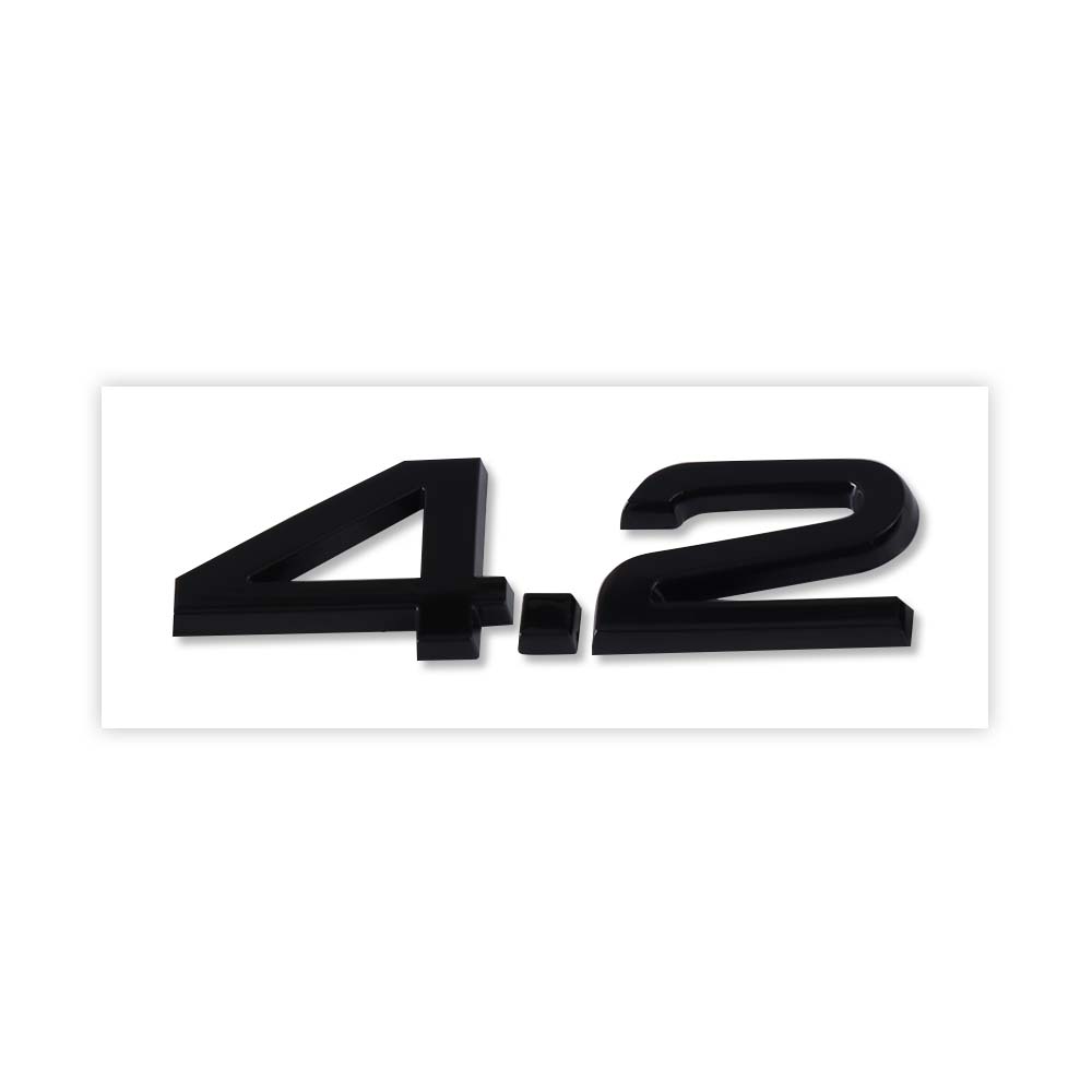 2.4 3.6 4.2 Car Logo Sticker Rear Bumper Trunk Sticker Center Cover For 6hb Sline A1 A2 TT A4 Q1 B5 Q3 Q4 B7 Q8 S2 RS S4 S5 S6 bh6