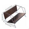 Transparent Reading Rack Stand Iron Frame Desktop Display Modern Minimalist Metal Book Holder