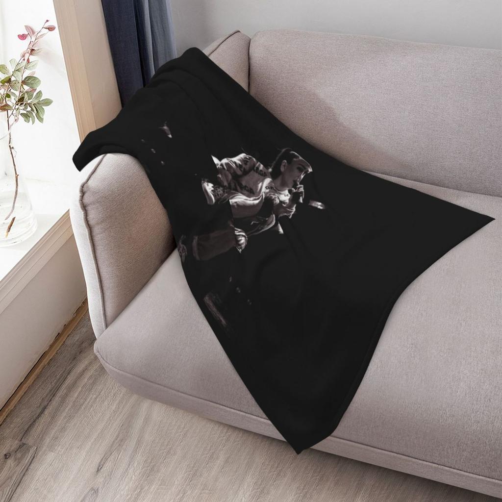 KLASSISCH WEISS SCHWARZ EVA QUEEN Wohndecke Gemütliche Wohndecke für Bett Sofa Stuhl