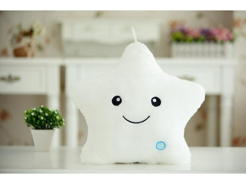 Colorful Luminous Star Pillow: Plush Toy & Valentine's Day Gift