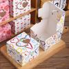 30 pezzi Scatole Regalo con Finestra a Forma di Cuore Scatole per Dolcetti di Carta Scatole per Confezioni Regalo a Cuore d'Amore Scatola per Imballaggio per Decorazioni Matrimoni Forniture per Feste di Compleanno