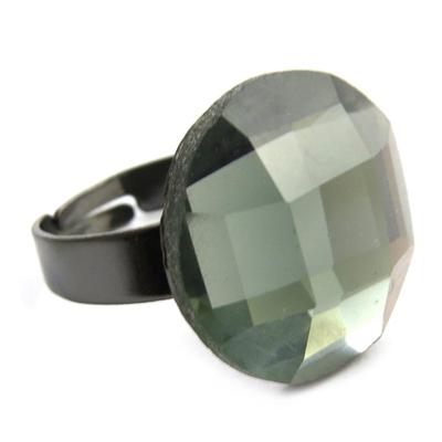 [N3076] - Gray 'Sissi' Designer Ring