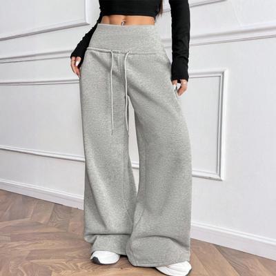 Women's Casual High, Wide,Leg Athletic Pants , Ideal For Sports & Fitness, Straight,Leg Silhouette