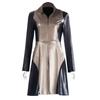 Atomic Heart Cosplay Dress Retro Punk Future Leather Patchwork Game Roleplay Costume