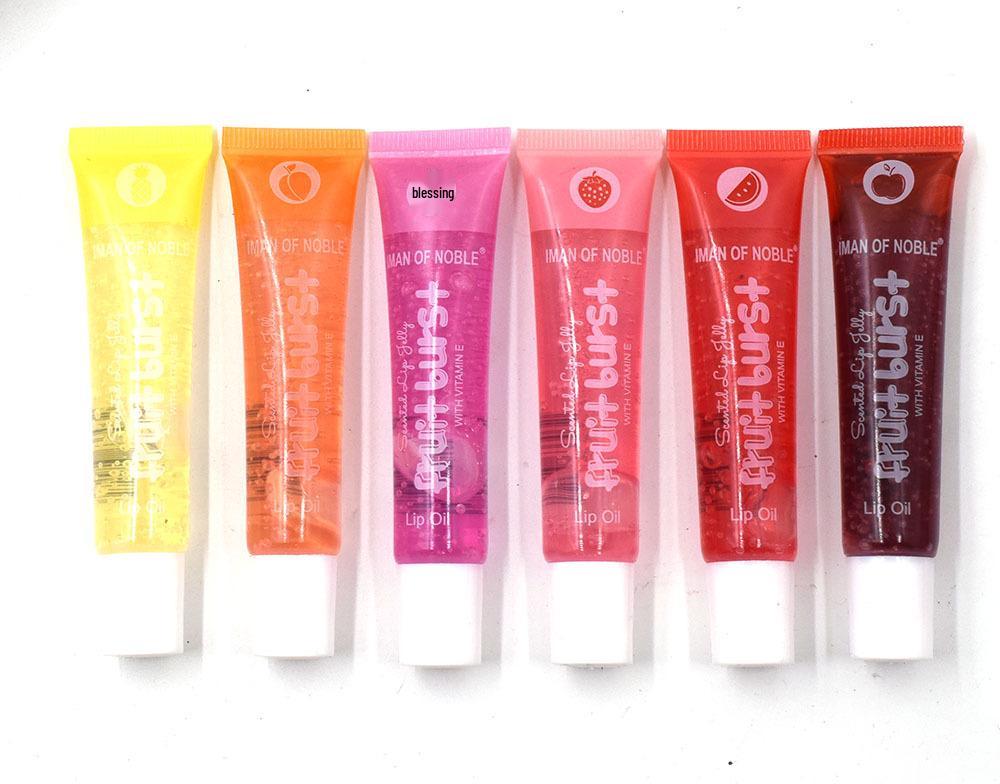 Moisturizing Fruit-Flavored Lip Oil Gloss & Colorless Vaseline Balm