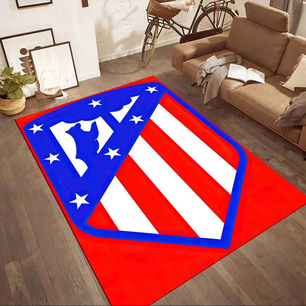 Atletico Madrid Floor Rug Office Rug Suitable For Decorate Room Balcony Foyer Hallway Antislip Carpet Anime Office Decor