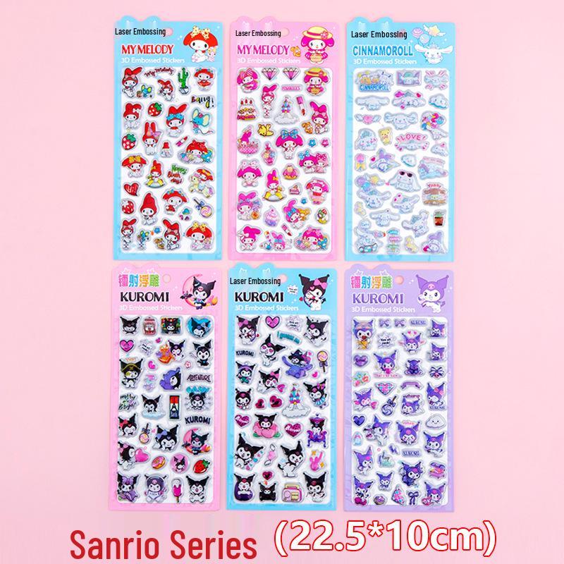 3D Capybara Lasergeprägter Kristallaufkleber für Kinder DIY Dekoration