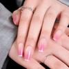 Reusable Nail Tips Bare Pink (Coffin)