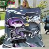 Cartoon Murder Drone Flannel Adult and Children Blanket Sofa Bed Decoration Blanket Portable Blanket Bath Towel Gift