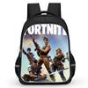16 Inch Fortnite Cartoon Backpack Unisex for Boys Girls with Dual Zippers Large capacity lightweight student backpack