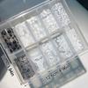 Lace Design Nail Foils Stripe Pattern Black White Nail Art Stickers Sequin Effect Leopard Print Nail Decals Nail Decoration
