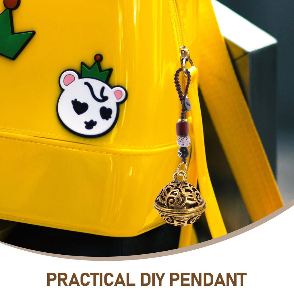 20pcs Crafts Bells 12mm Diy Bell Pendant Hanging Bell Charm Decor Alloy Mini Bells For Bag Pendant Craft Keychain Retro Ornament