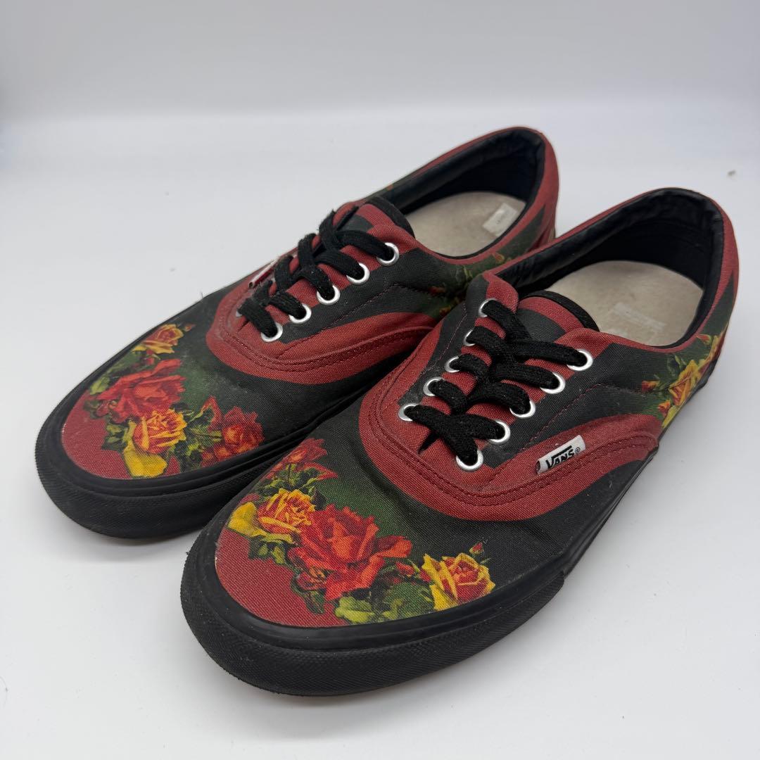 Used 19SS FLORAL PRINT ERA PRO BURGUNDY low cut