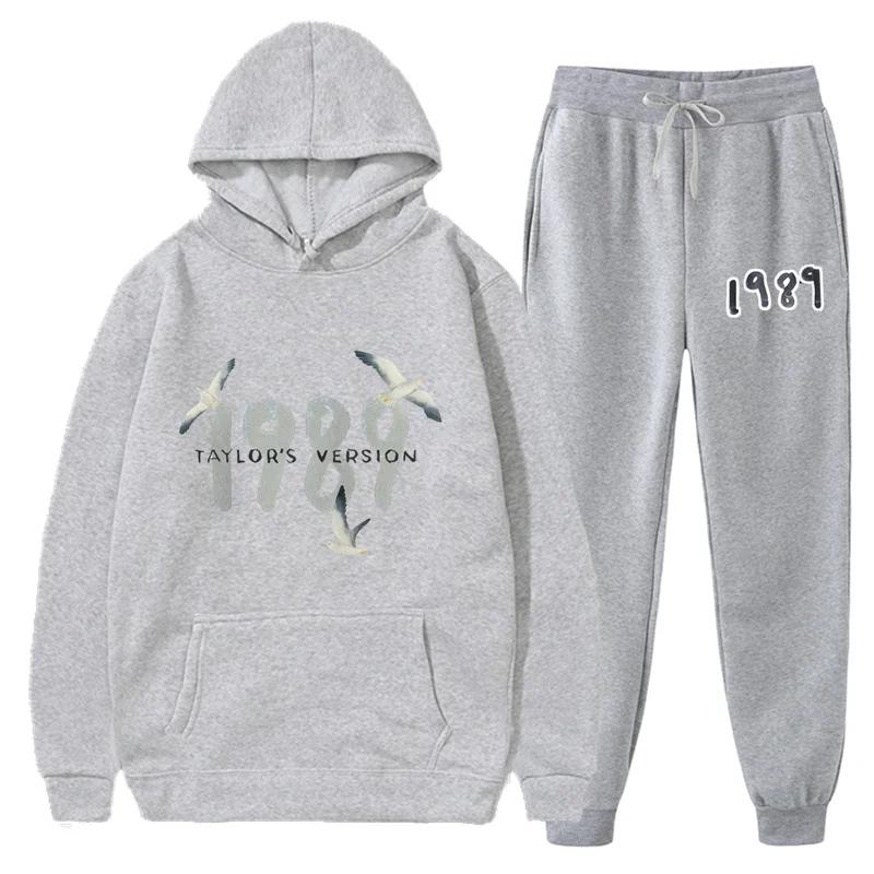 Taylor Print Pigeon The Eras Tour Unisex Women Hoodie Sweatpants Midnight Album Swif Spring and Autumn Sportswear