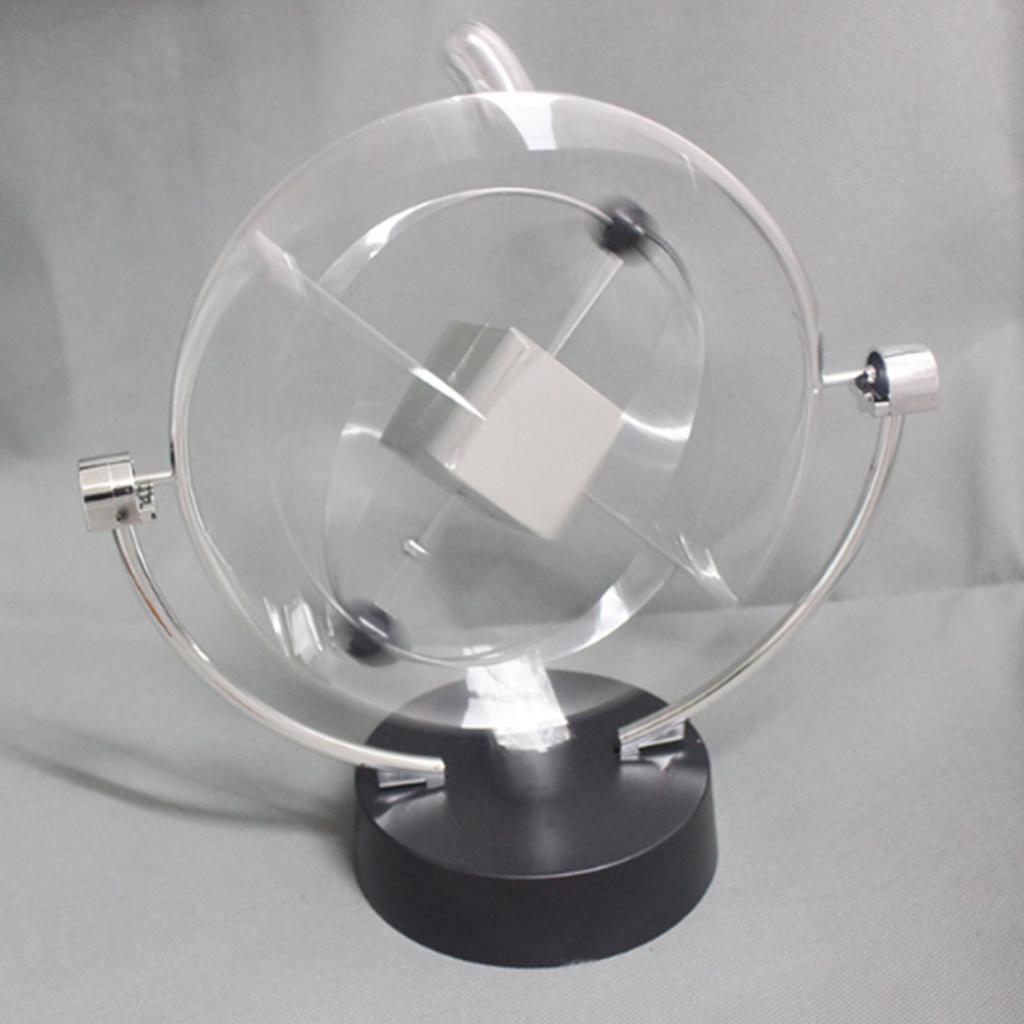 Elektronisches Perpetuum Mobile Spielzeug Metall Kunststoff Silber Quadratisches Perpetuum Mobile Maschine Spielzeug Schreibtischdekoration