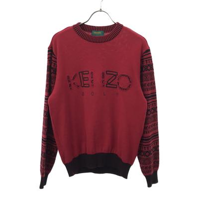 KENZO GOLF fabriqué au Japon pull à manches longues de golf 1 tricot série rouge pour homme Occasion