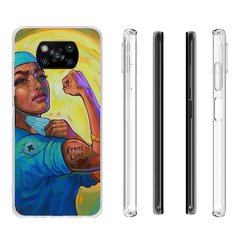 Medicine Nurse Doctor Cover Phone Case For Xiaomi Poco F7 Ultra X7 X6 X5 Pro M7 Redmi 15C 15 13C 13 12C 12 10C 10 9A 9C 9T 9 She
