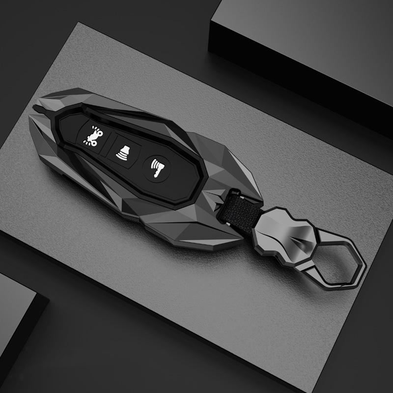 Zinc Alloy Car Key Case Smart Remote Control Fob Cover For Honda Airblade 125 C125 Super Cub Scooter Vario 150 PCX Forza 300