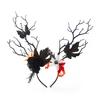 Party Headband 3D Skull Hairband Festival Costume Hairhoop Party Head Decoration Seasonal Holiday Accessories