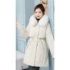 Plush Parker Down Jacket for Women, New Winter Thickened Cotton Coat for Small People, Workwear Cotton Jacket